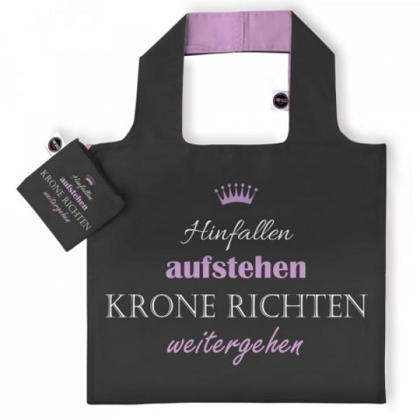 Any Bags Tasche Einkaufstasche QUEEN KRONE Shopping ca. 48 x 65 cm