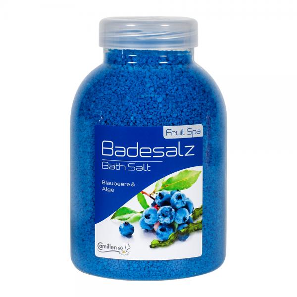 Frucht Badesalz 1350 g Dose Fußbad BLAUBEERE-ALGE belebend Wellness Fußpflege