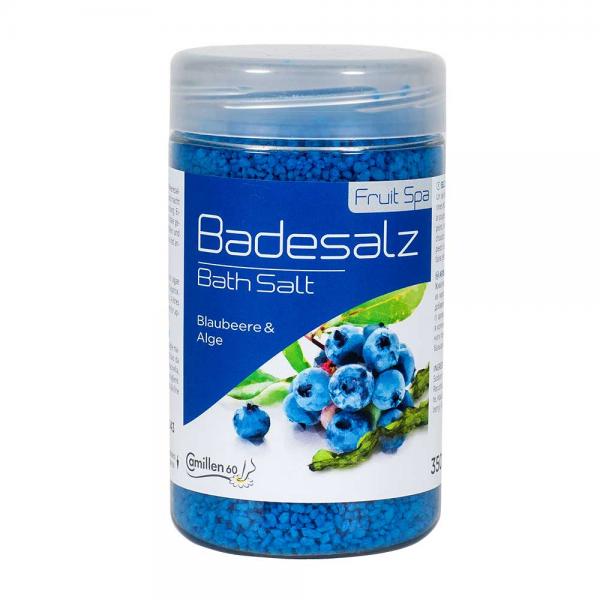 Frucht Badesalz 350 g Dose Fußbad BLAUBEERE-ALGE belebend Wellness Fußpflege