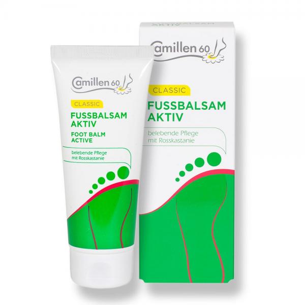 Fussbalsam AKTIV 100 ml Camillen 60 Fußcreme  Pflege mit Rosskastanie