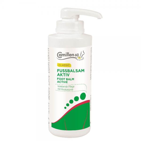 Fussbalsam AKTIV 500 ml Camillen 60 Fußcreme Pflege mit Rosskastanie