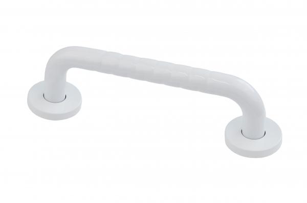 Haltegriff aus Edelstahl WEIß 60 cm Länge Edelstahlgriff Sicherheitsgriff