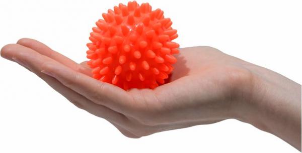 Igelball Noppenball Massage Ball ORANGE ø 6 cm