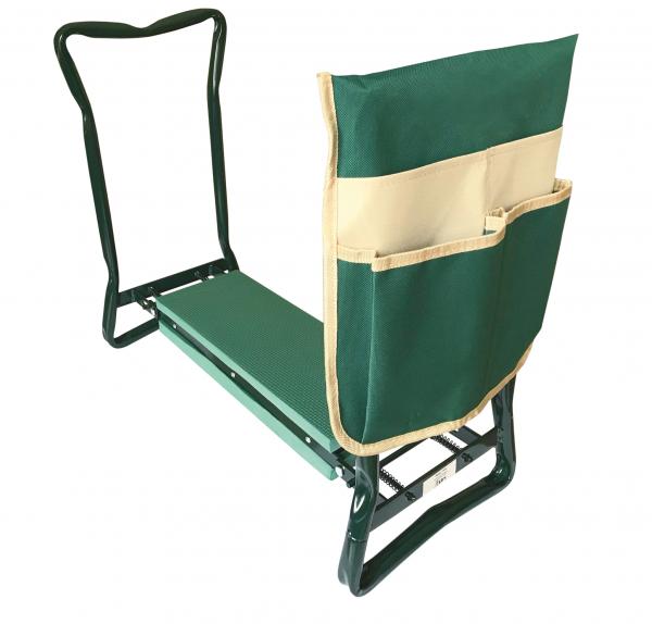 Kniestuhl Gartenstuhl mit Tasche knieschonend gepolstert Knie- und Sitzbank