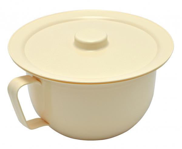 Nachttopf mit Deckel elfenbein Bettpfanne tragbare Toilette Topf