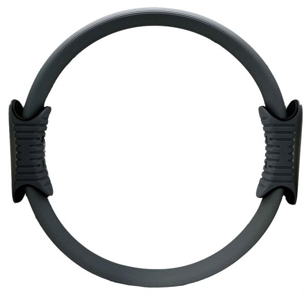 Pilates Ring GRAU Ø ca. 37 cm Power UP Widerstandsring Fitness Yoga Sport 	