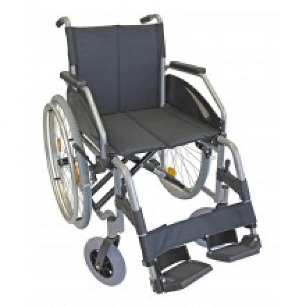 Rollstuhl LEXIS LIGHT 45 cm silber verstellbare Sitzhöhe