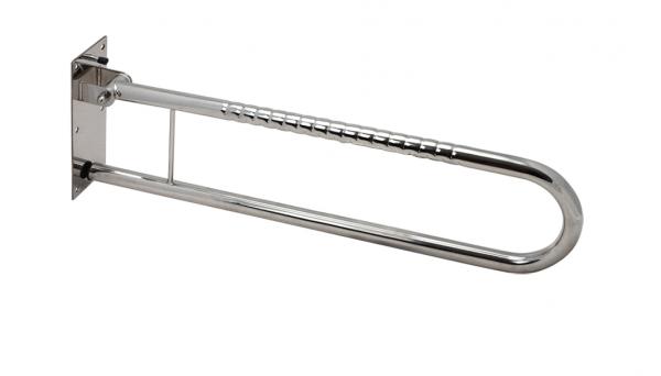 Sicherheits-Stützklappgriff 60 cm Edelstahl Medizinprodukt 130 kg belastbar