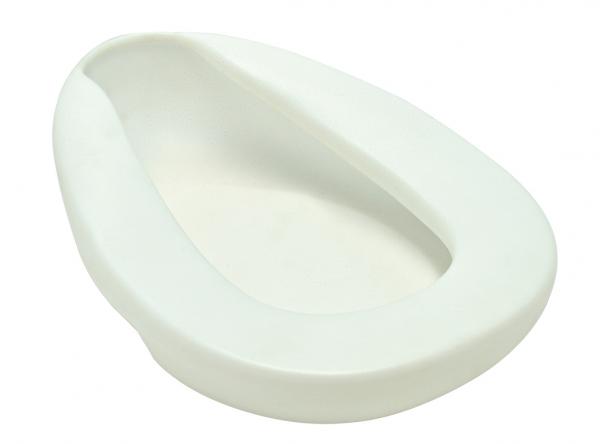 Steckbecken anatomisch mit Sitzrand autoklavierbar 120kg Medizinprodukt