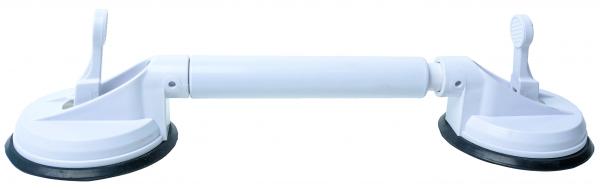 Teleskop-Haltegriff 56–67 cm Medizinprodukt Saugnäpfe 60 kg Bad Dusche