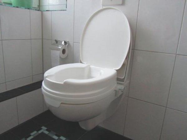 Toilettensitzerhöher Relaxon 10cm mit Deckel Sitzerhöhung WC-Sitz