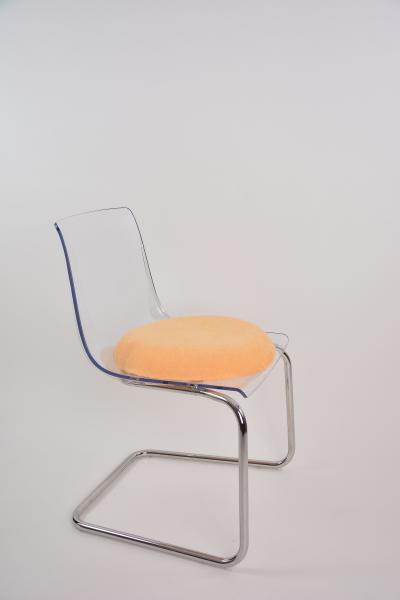 VIsco-Kissen rund, orange