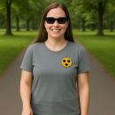 Blindenplakette rund 30 mm Metall mit Sicherheitsnadel Kennzeichnung