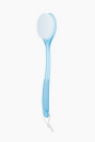 Badebürste Kunststoff blau transparent 34 cm Rückenbürste Nylonborsten