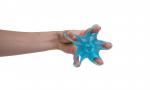 Hand- Fingertrainer STERN BLAU schwer TPR Muskeltraining Hand 1 Stück