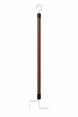 An- und Ausziehstab Deluxe 69 cm BRAUN Holzstab mit Doppelhaken für Kleidung & Schuhe Anziehhilfe