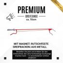 Greifzange 70 cm Metall rot mit Magnet CE Medizinprodukt leicht & präzise