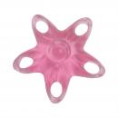 Hand- Fingertrainer STERN PINK leicht TPR Muskeltraining Hand 1 Stück