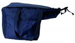 Rollstuhl Tasche UNTERSITZ blau wasserfest Nylon mit Seitentaschen 30x25x40