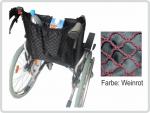 Rollstuhlnetz Rollatornetz mit Innenfutter WEINROT Einkaufsnetz Netz