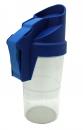 Trinkbecher WILLIAMS CUP Trinkhilfe auslaufsicher mit Ventil bruchsicher 200 ml transparent-blau
